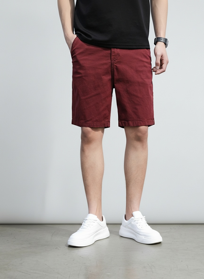 Relaxed Fit Vintage Men's Cargo Shorts for Summer Casual Wear