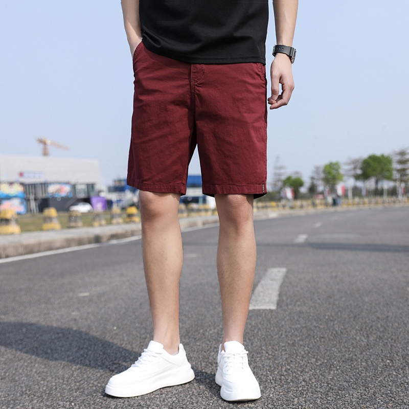 Relaxed Fit Vintage Men's Cargo Shorts for Summer Casual Wear
