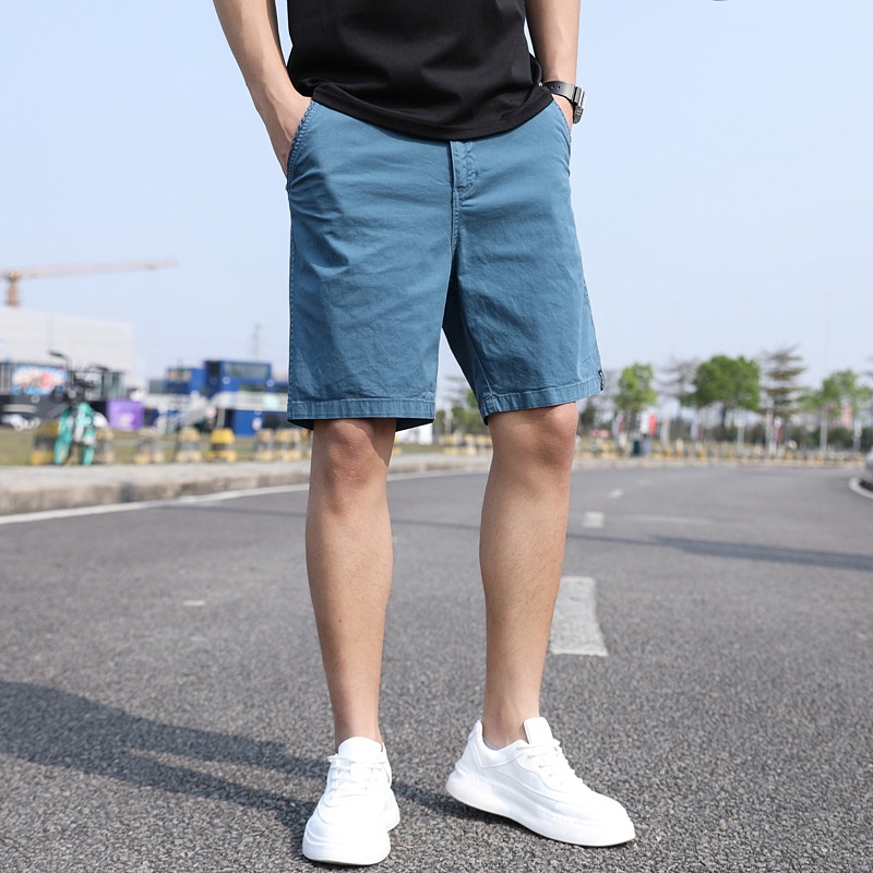 Relaxed Fit Vintage Men's Cargo Shorts for Summer Casual Wear