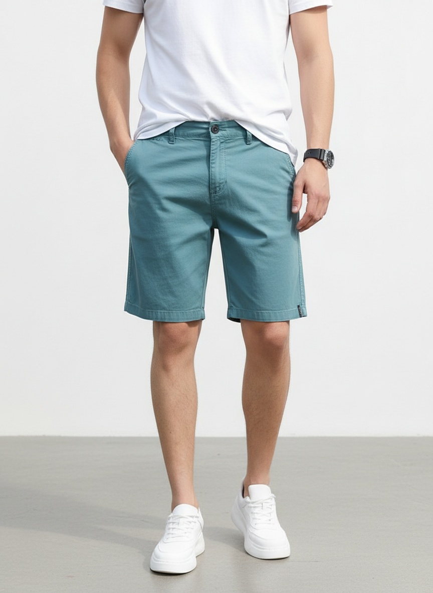 Relaxed Fit Vintage Men's Cargo Shorts for Summer Casual Wear
