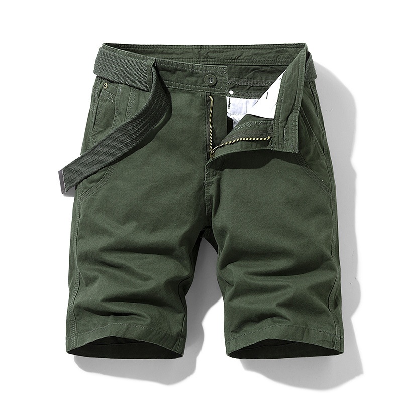 Minimalist Summer Casual Men's Cargo Shorts (Belt Not Included)