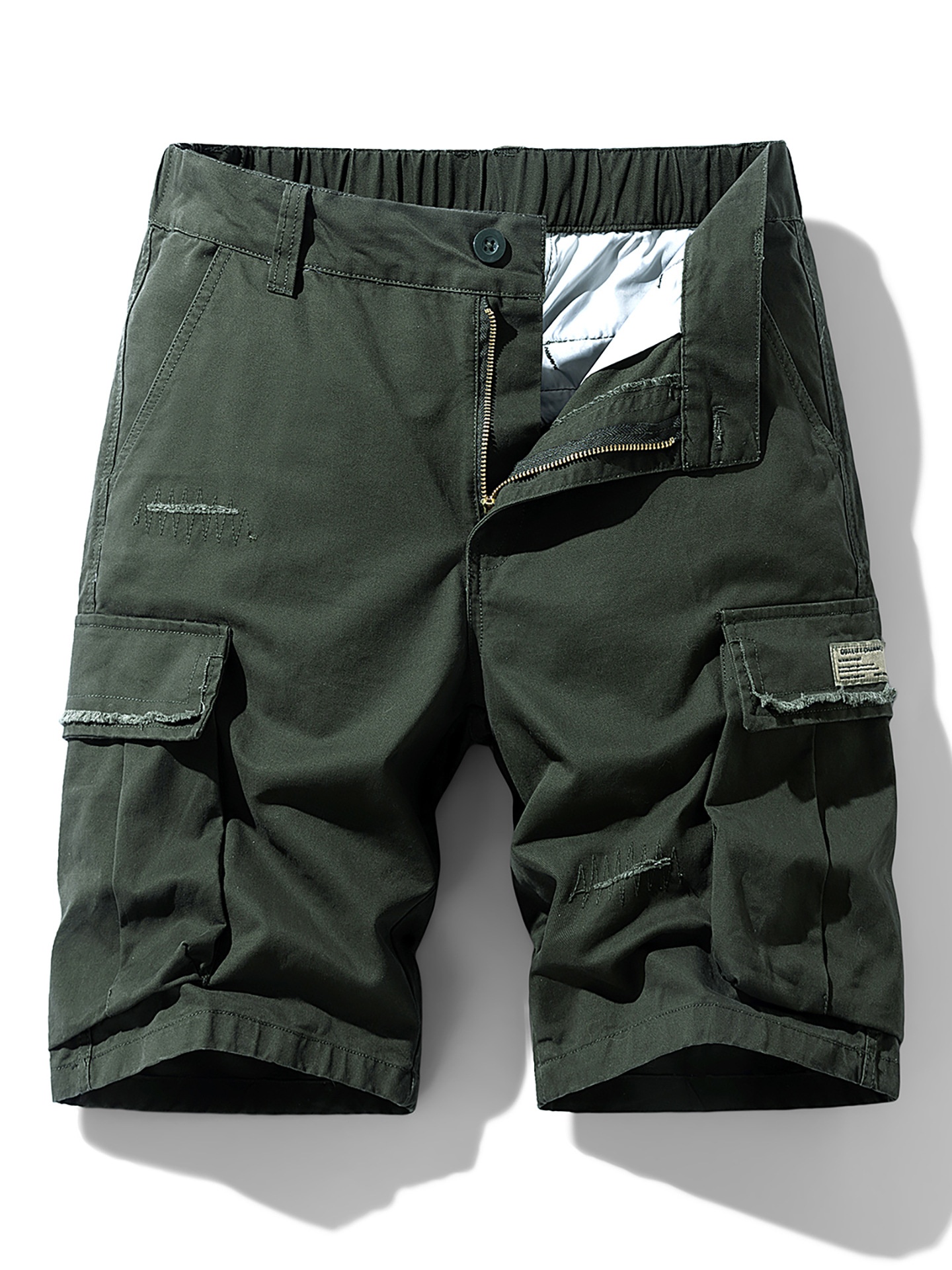 Relaxed Fit Camouflage Men's Cargo Shorts for Summer Casual Wear