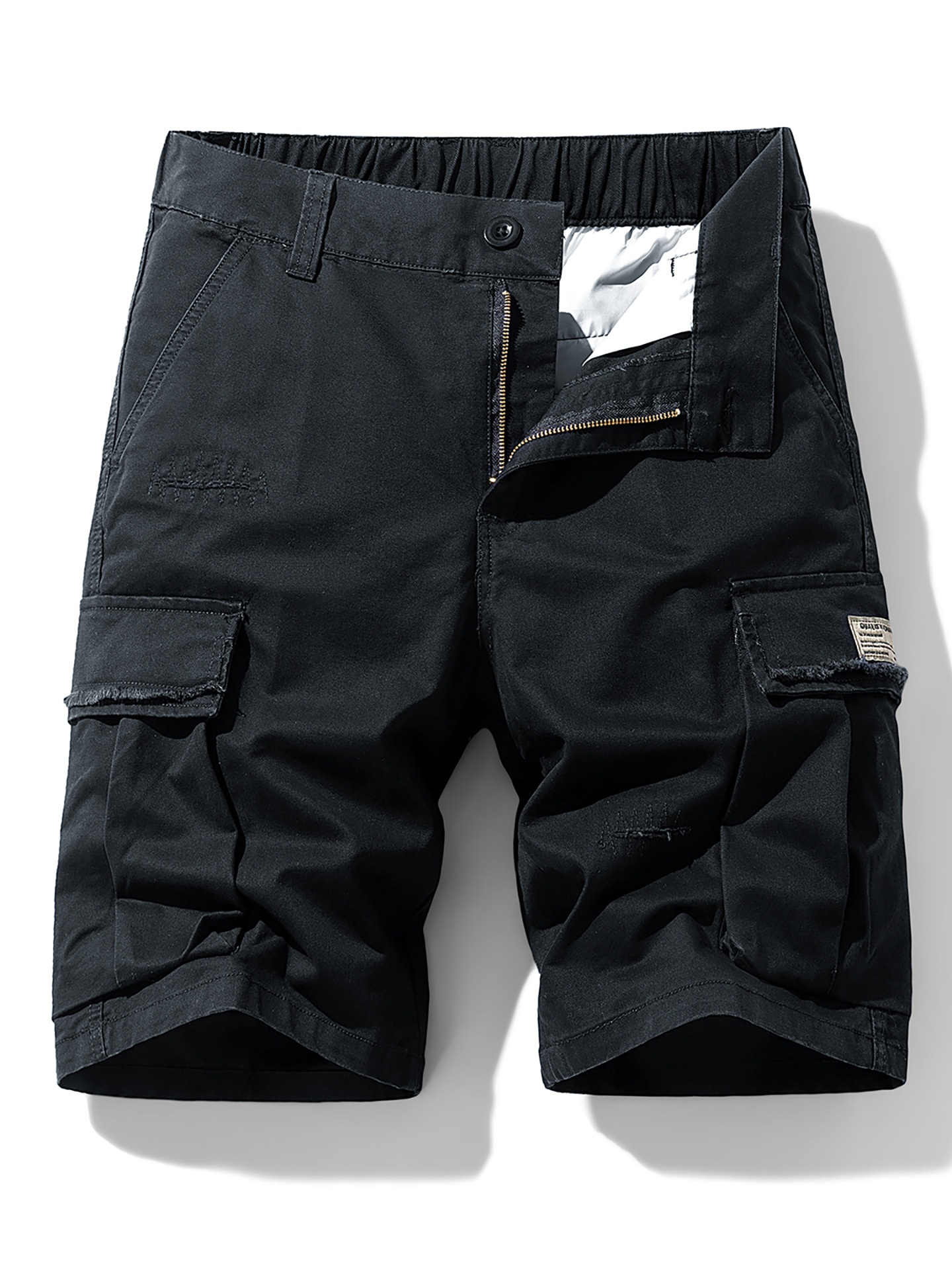 Relaxed Fit Camouflage Men's Cargo Shorts for Summer Casual Wear