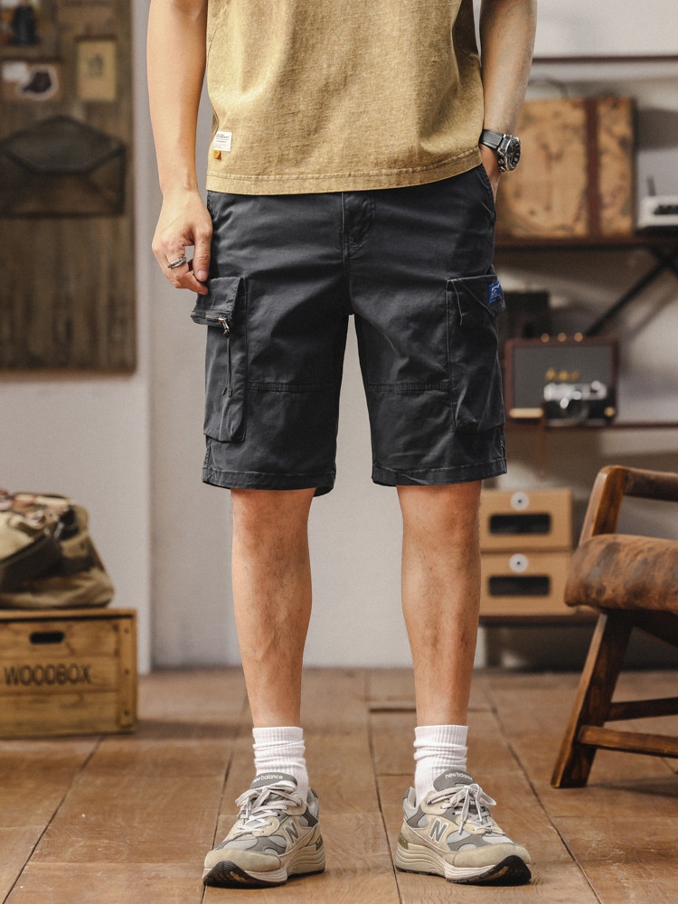 Relaxed Fit Multi-Pocket Men's Cargo Shorts for Casual Wear