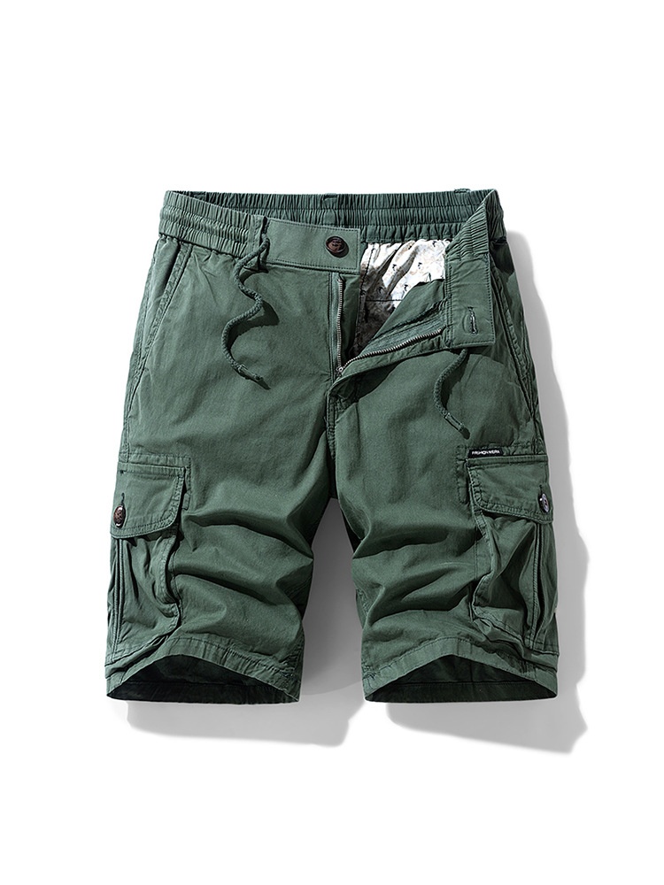 Relaxed Fit High Street Casual Men's Cargo Shorts for Summer Wear