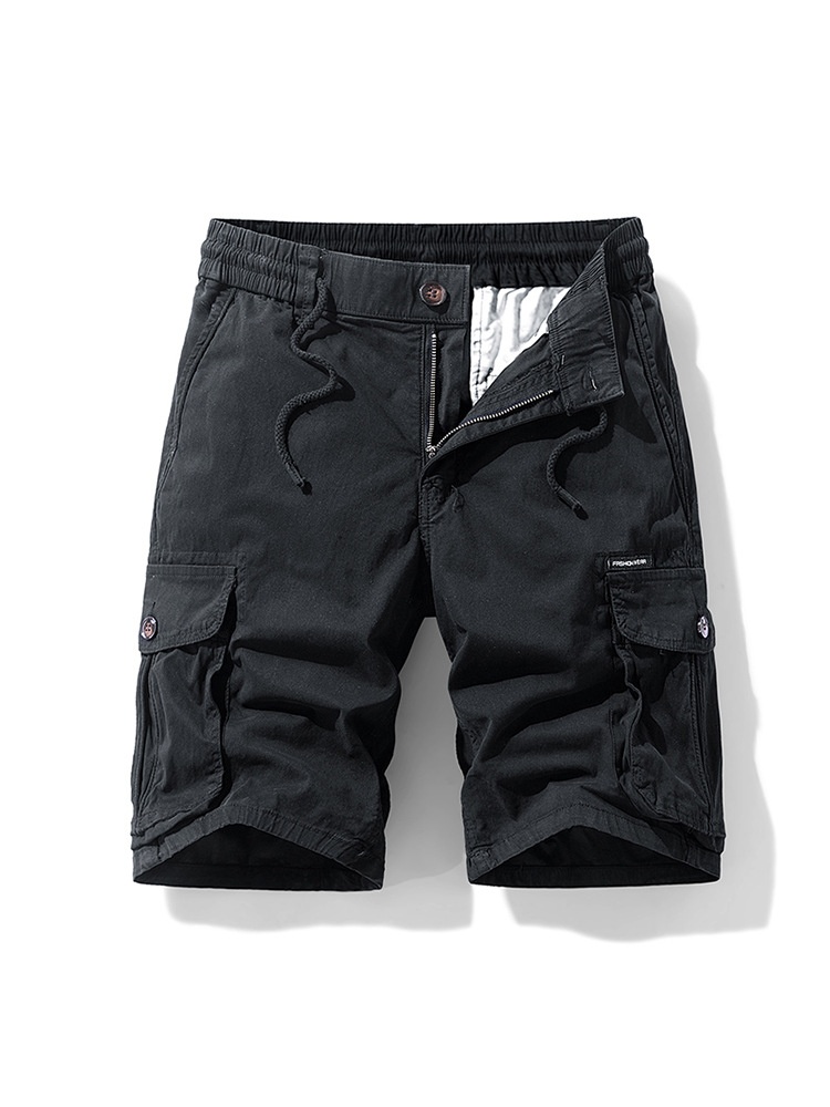 Relaxed Fit High Street Casual Men's Cargo Shorts for Summer Wear
