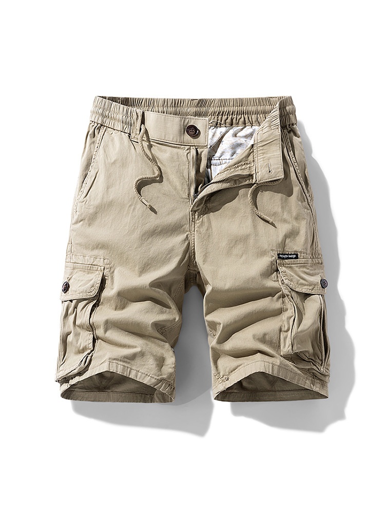 Relaxed Fit High Street Casual Men's Cargo Shorts for Summer Wear