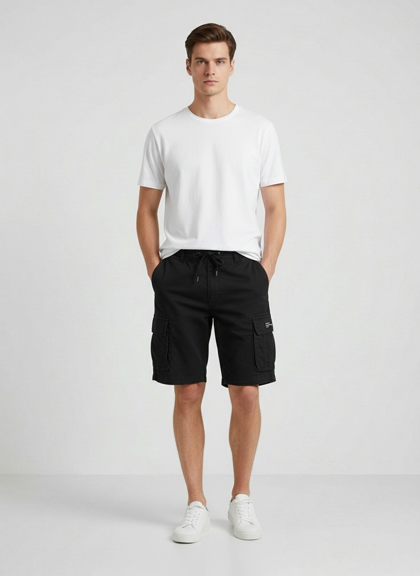 Multi-Pocket Outdoor Casual Men's Cargo Shorts for Spring Wear