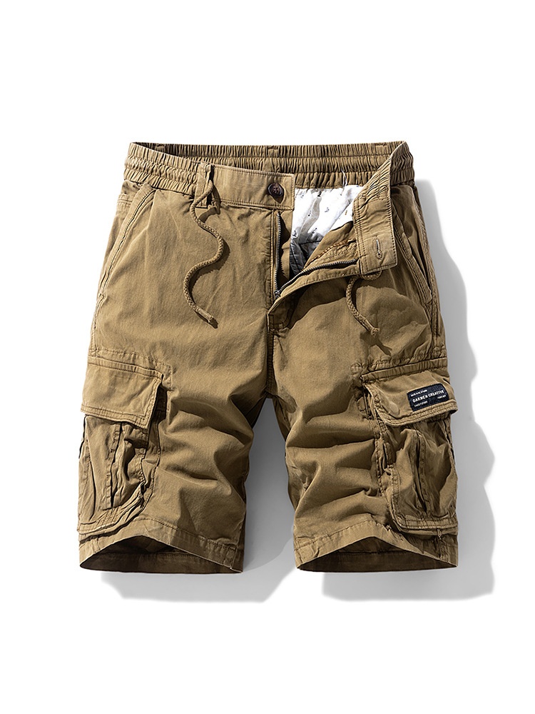 Multi-Pocket Outdoor Casual Men's Cargo Shorts for Spring Wear