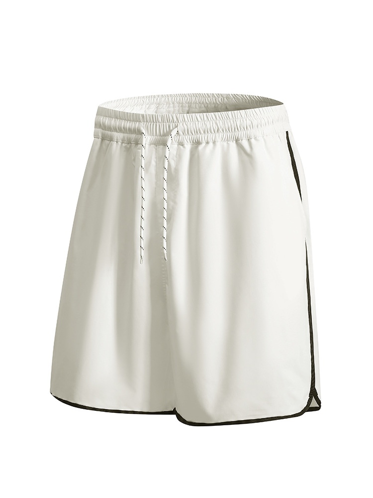 Breathable Solid Color Men's Running Shorts for Summer Outdoor Sports