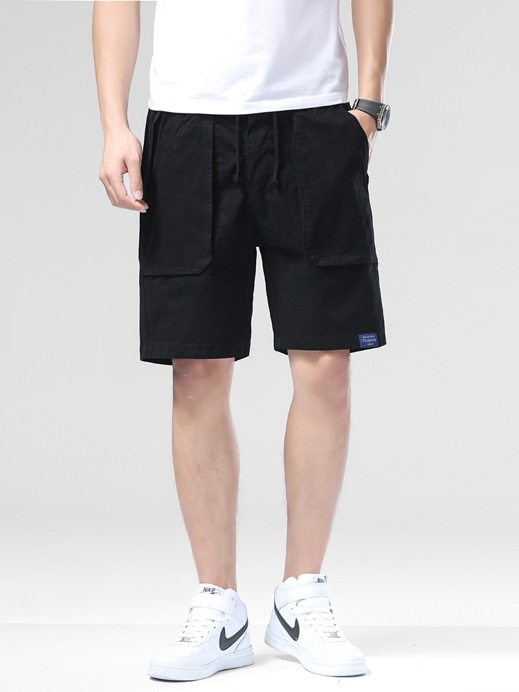 Relaxed Fit Sophisticated Men's Cargo Shorts for Summer Casual Wear