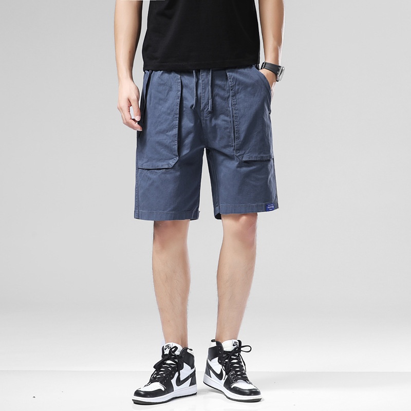 Relaxed Fit Sophisticated Men's Cargo Shorts for Summer Casual Wear