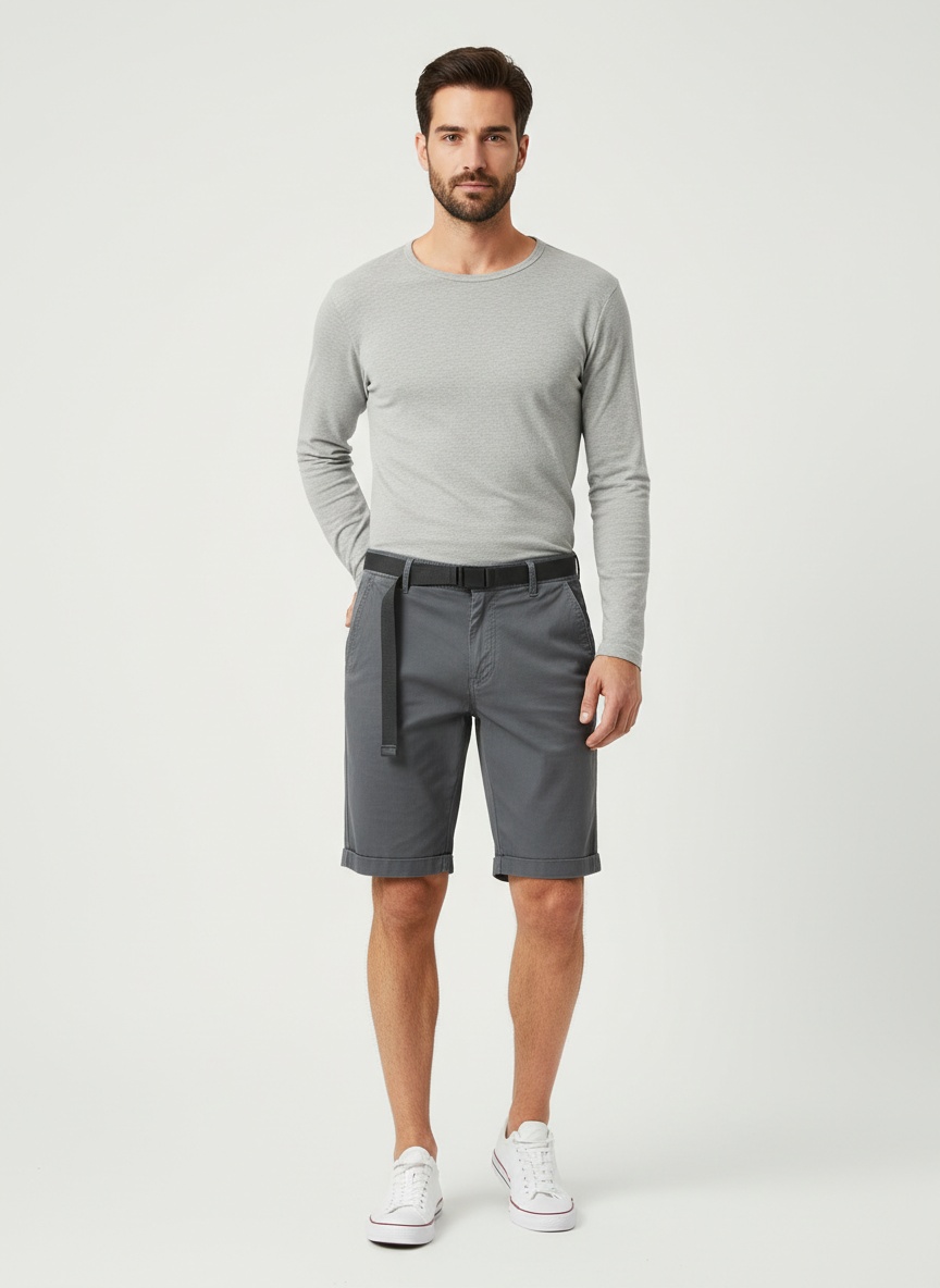 Relaxed Fit Versatile Men's Cargo Shorts for Summer Casual Wear