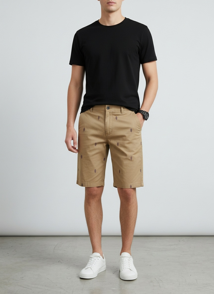Relaxed Fit Streetwear Men's Cargo Shorts for Casual Summer Wear