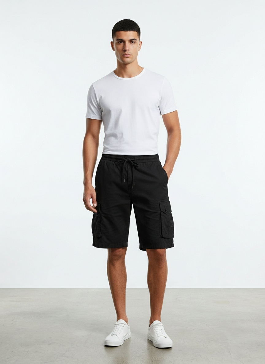 Lässige Retro-Sport-Cargoshorts für Herren – ideal für sommerliche Outdoor-Aktivitäten