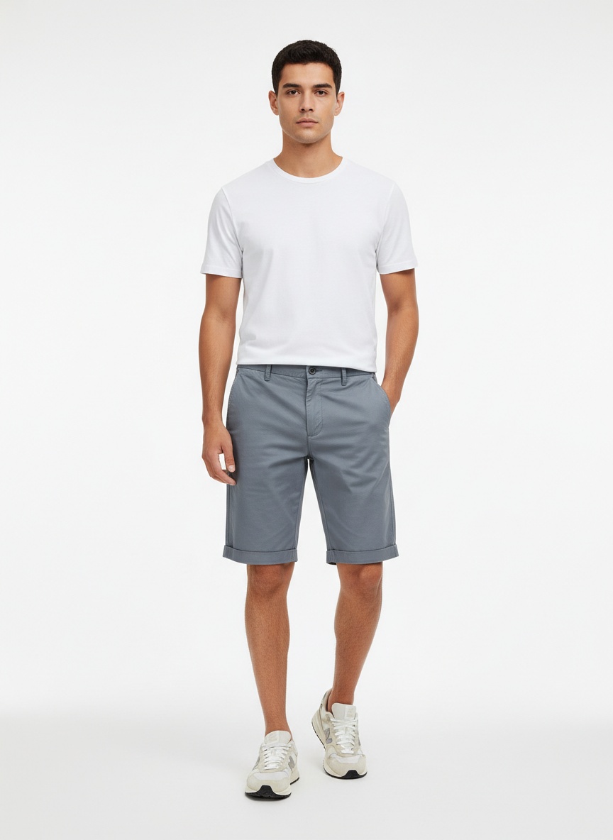 Stretch Fit Outdoor Men's Cargo Shorts for Summer Casual Wear