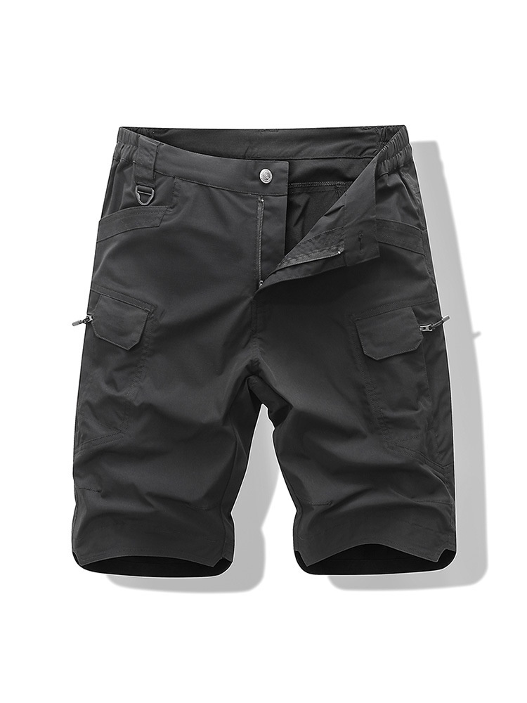 Fashionable Multi-Pocket Men's Cargo Shorts for Summer Casual Wear
