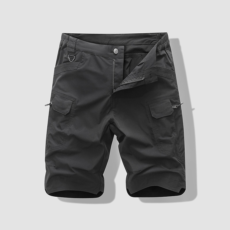 Fashionable Multi-Pocket Men's Cargo Shorts for Summer Casual Wear