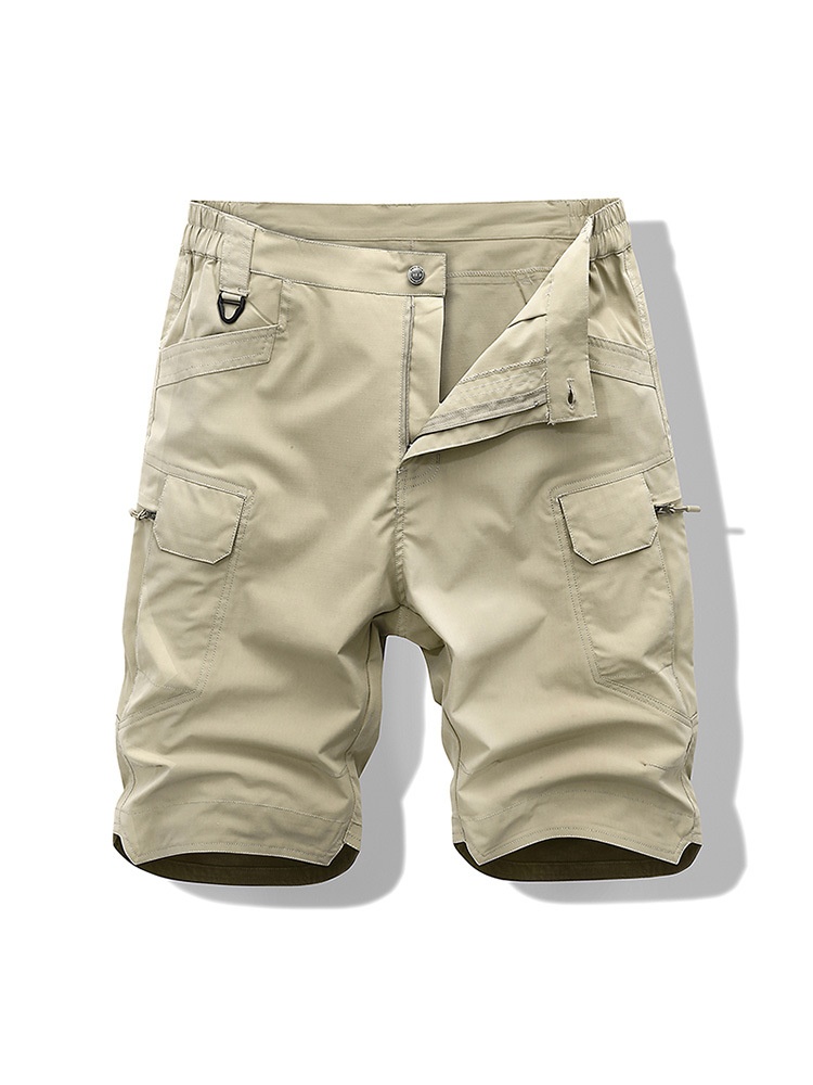 Fashionable Multi-Pocket Men's Cargo Shorts for Summer Casual Wear