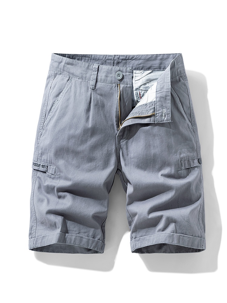 Vintage Minimalist Men's Cargo Shorts for Summer Casual Wear