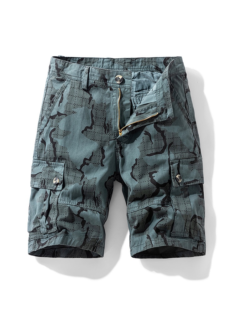 Patterned Design Summer Casual Men's Cargo Shorts