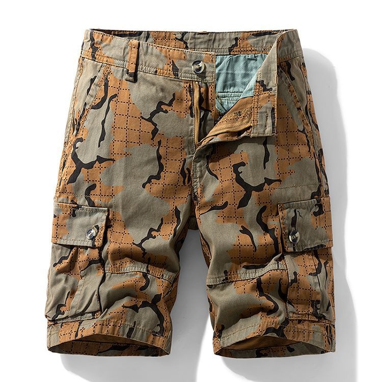 Patterned Design Summer Casual Men's Cargo Shorts