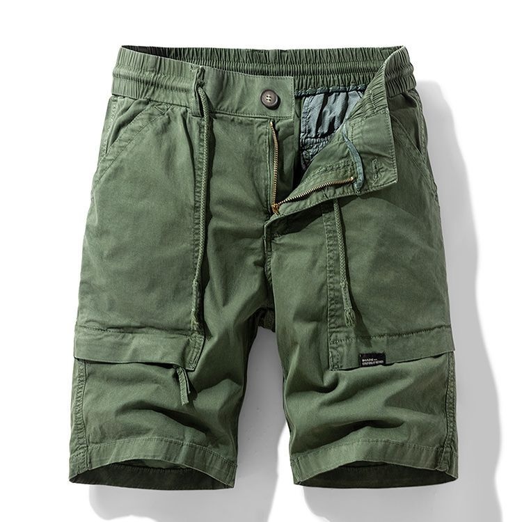 Large Pocket Loose Fit Men's Cargo Shorts for Summer Casual Wear