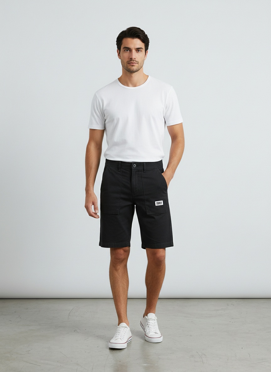 Funktionelle Retro-Cargoshorts für Herren – Sommer