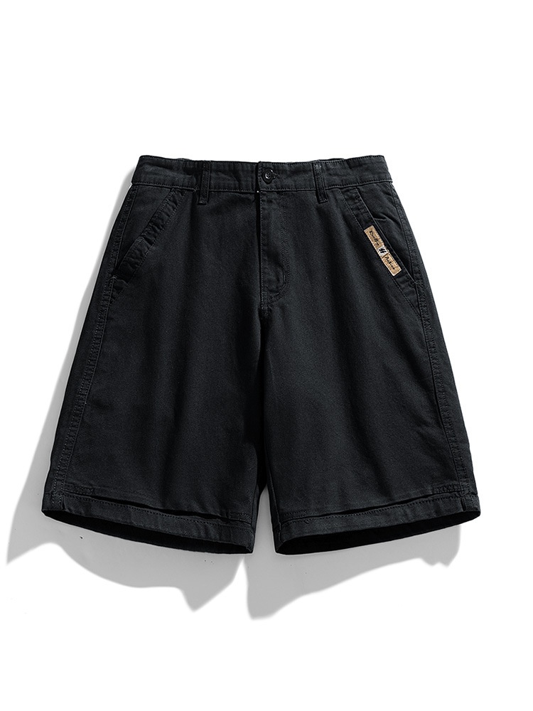 Pantalones cortos cargo vintage elásticos de corte relajado para hombre para uso informal de verano