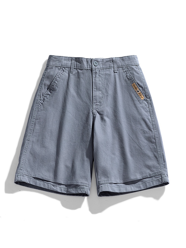 Pantalones cortos cargo vintage elásticos de corte relajado para hombre para uso informal de verano