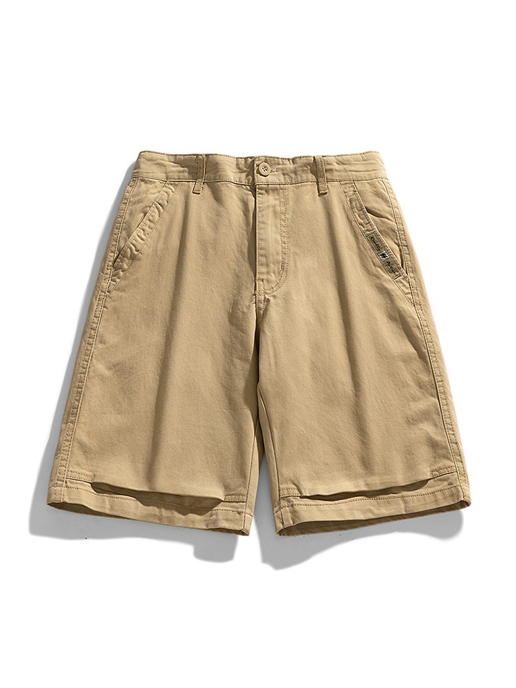 Pantalones cortos cargo vintage elásticos de corte relajado para hombre para uso informal de verano