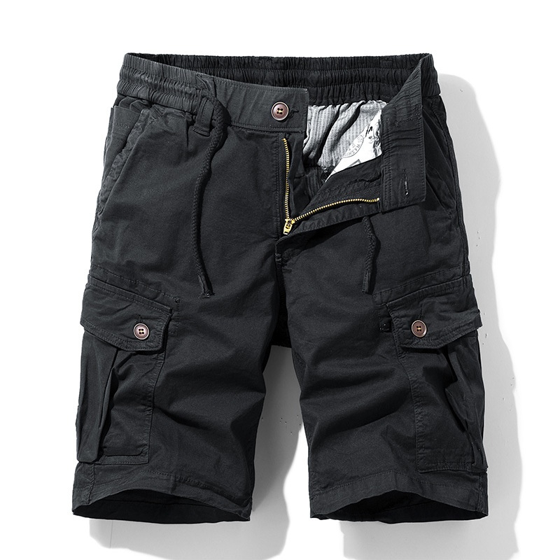 Relaxed Fit Retro Casual Summer Men's Cargo Shorts