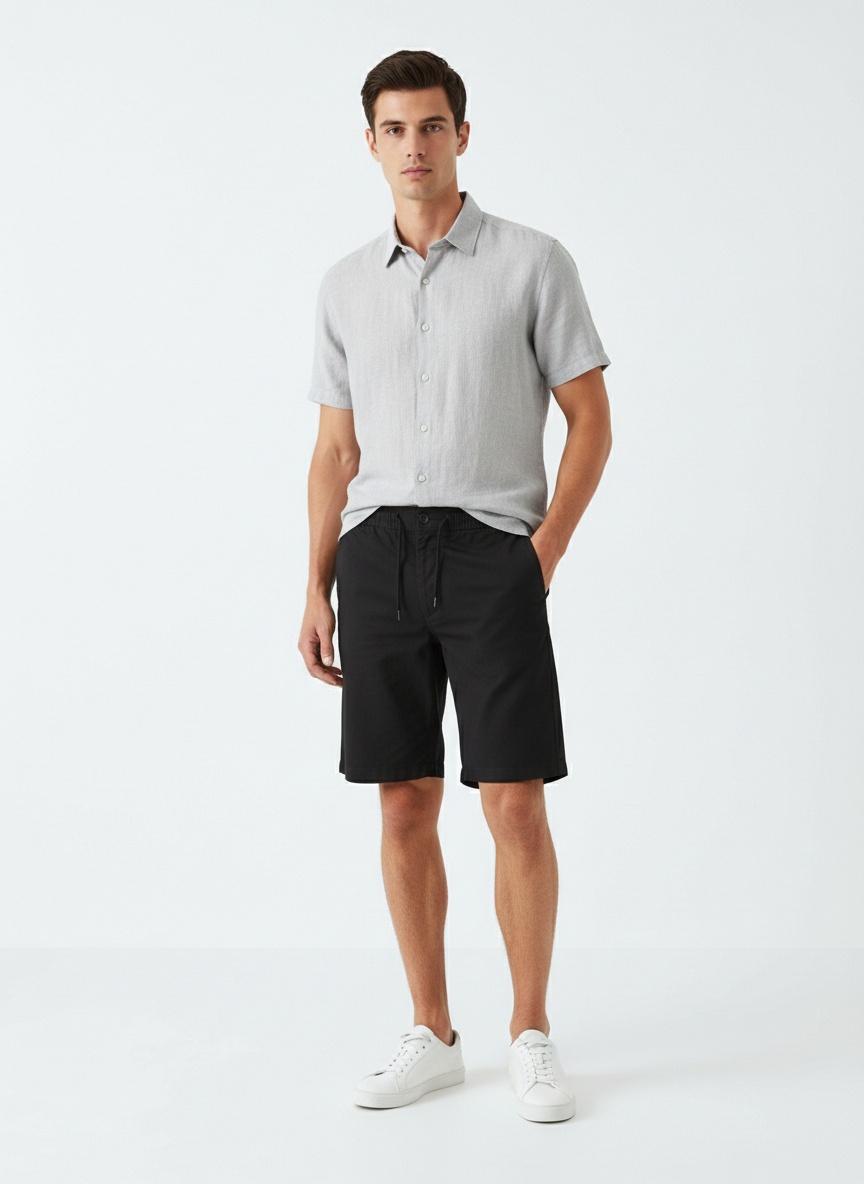 Lässige, schlichte Retro-Cargoshorts für Herren – perfekt für die sommerliche Freizeitkleidung