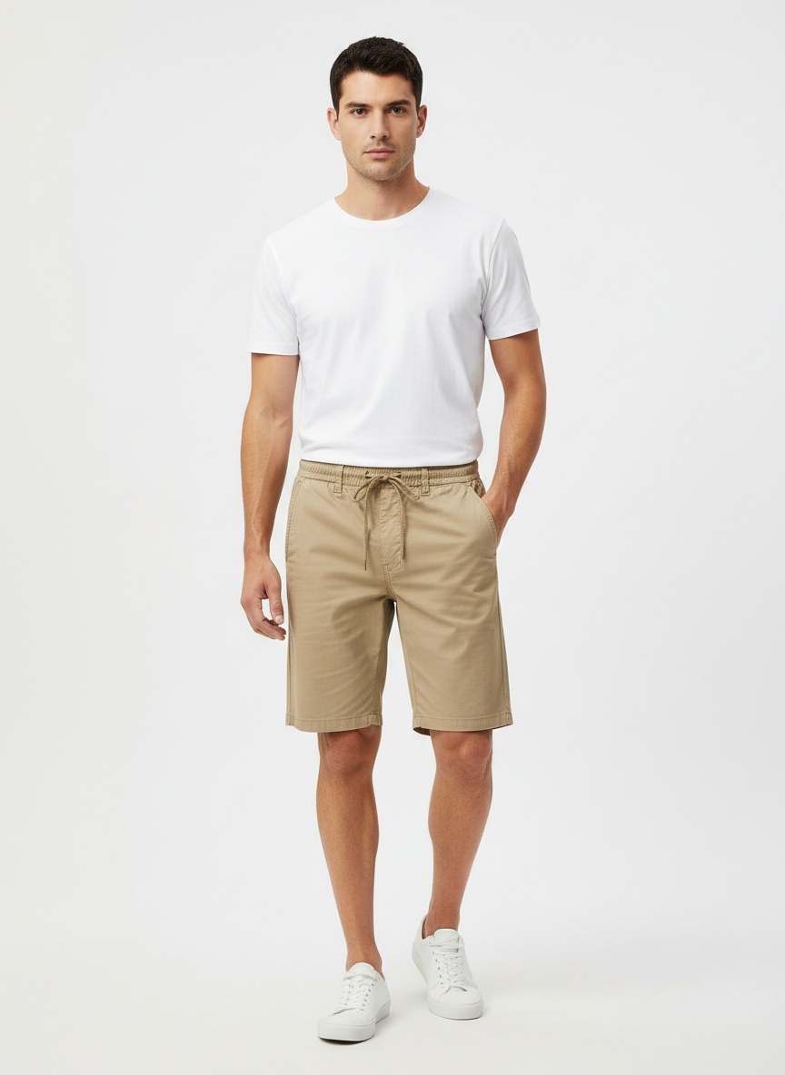 Lässige, schlichte Retro-Cargoshorts für Herren – perfekt für die sommerliche Freizeitkleidung