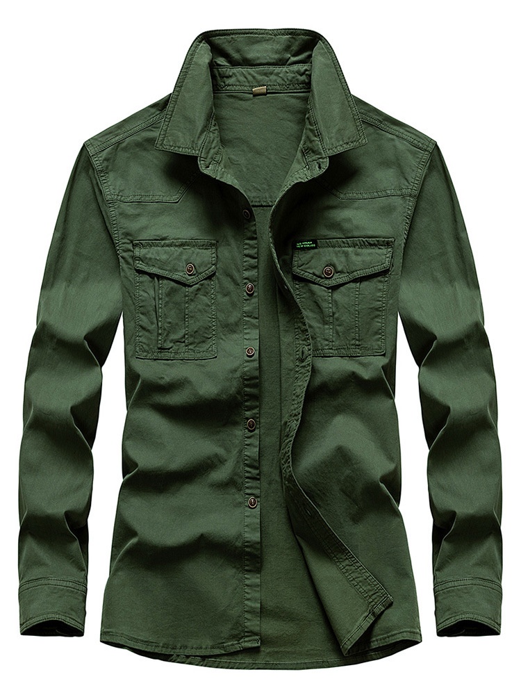 Vintage-Herrenjacke mit Stretch-Passform und vielen Taschen für die lässige Herbstgarderobe