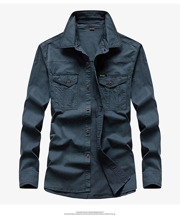 Vintage-Herrenjacke mit Stretch-Passform und vielen Taschen für die lässige Herbstgarderobe