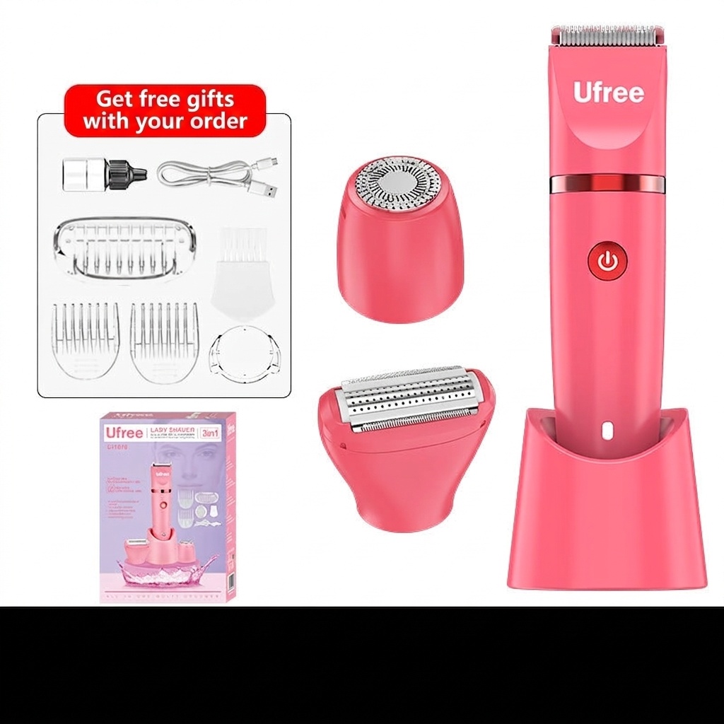 3-in-1 Painless Electric Shaver & Trimmer for Women