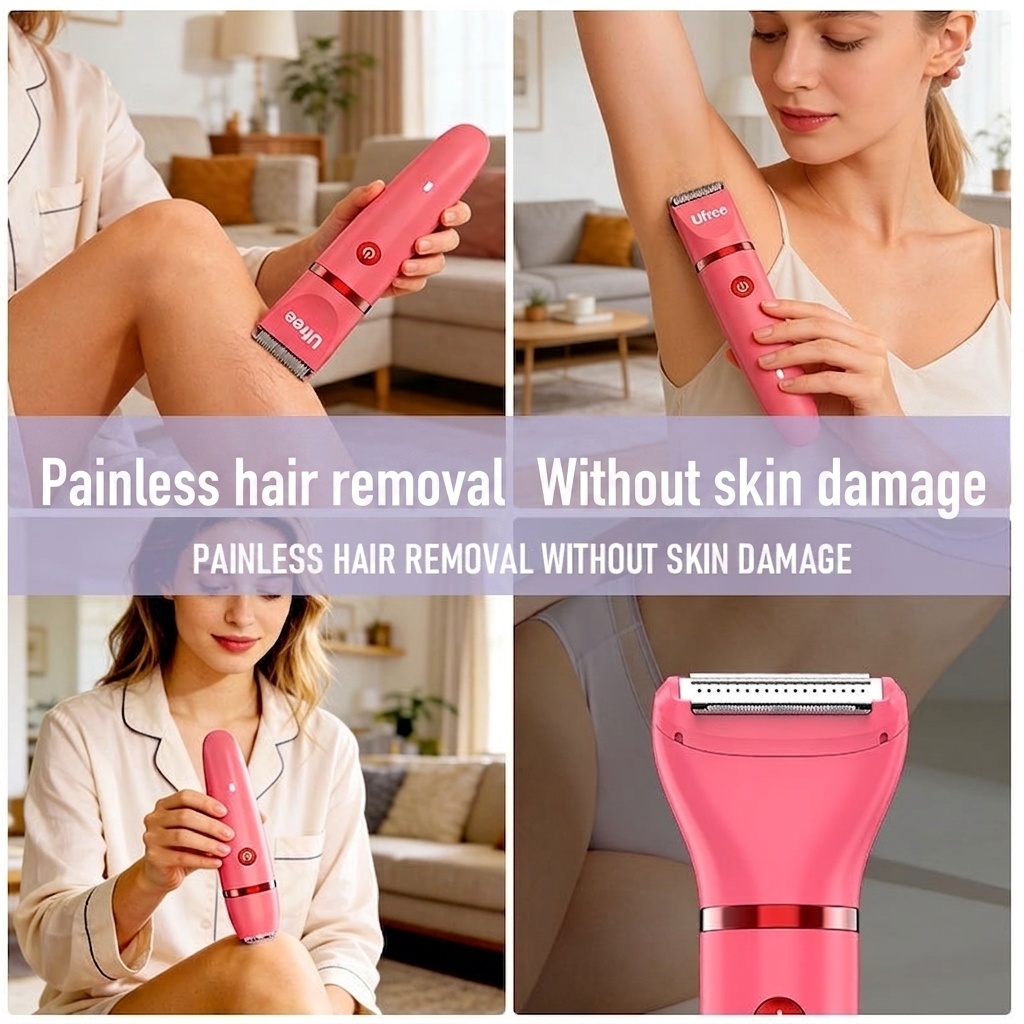 3-in-1 Painless Electric Shaver & Trimmer for Women