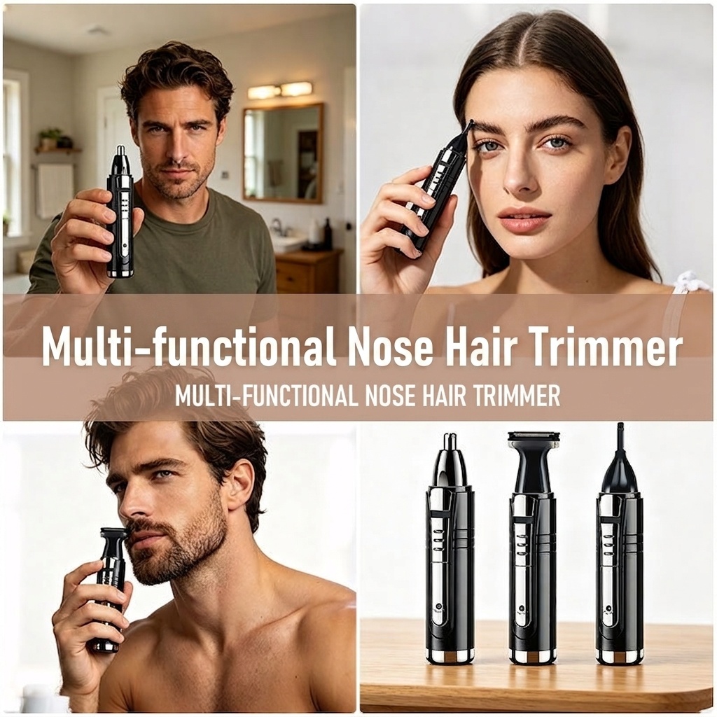 Precision 3-in-1 Electric Nose Ear Hair Trimmer & Shaver