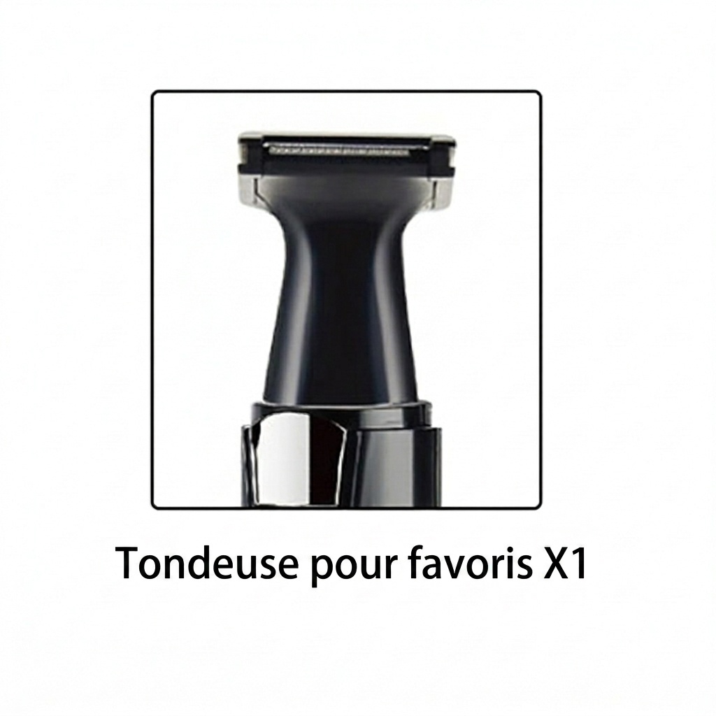 Tondeuse et rasoir électrique de précision 3 en 1 pour le nez et les oreilles