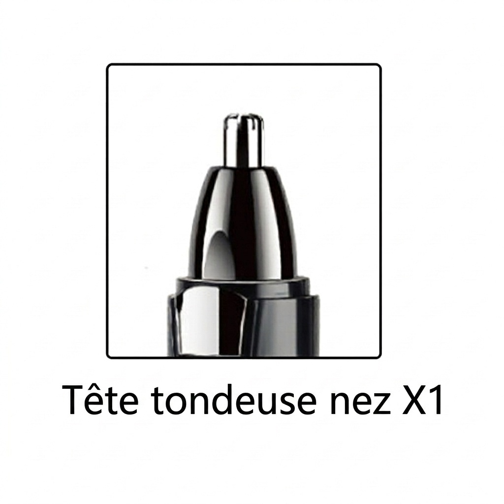 Tondeuse et rasoir électrique de précision 3 en 1 pour le nez et les oreilles