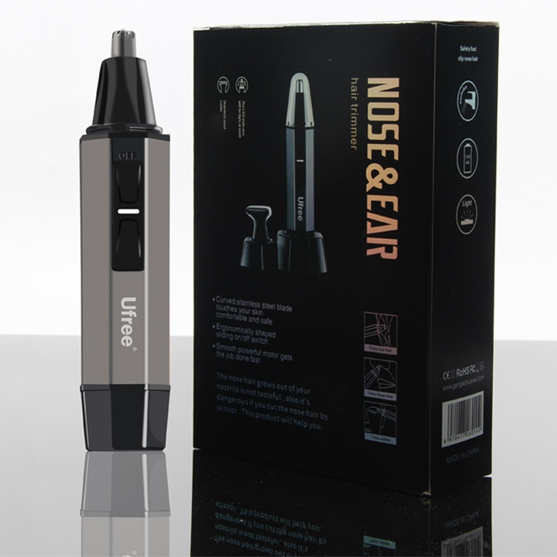 Electric Nose & Ear Hair Trimmer - Rechargeable & Portable