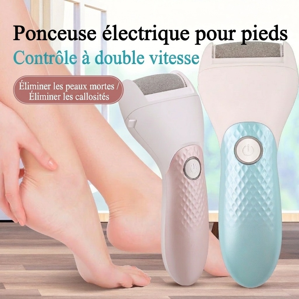 Lime électrique pour les pieds et les callosités - Outil de pédicure rechargeable