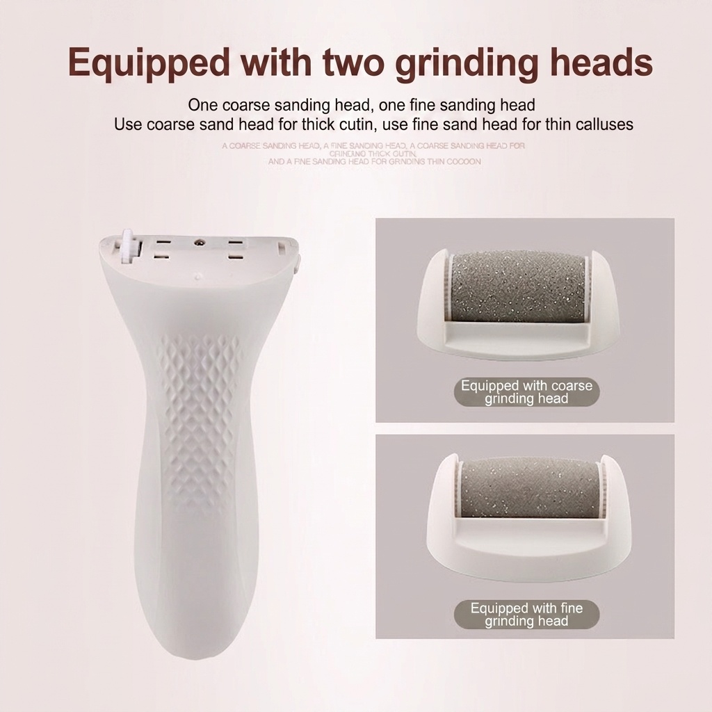 Electric Foot File Callus Remover - Rechargeable Pedicure Tool