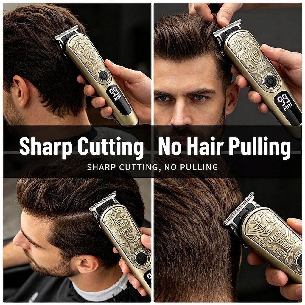 Gold Pro Hair Trimmer Kit - ALL-in-1 Electric Shaver