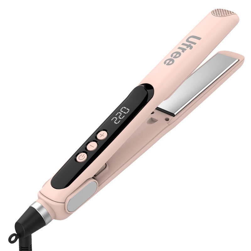Professional Ceramic Hair Straightener - Pink (EU Plug only)