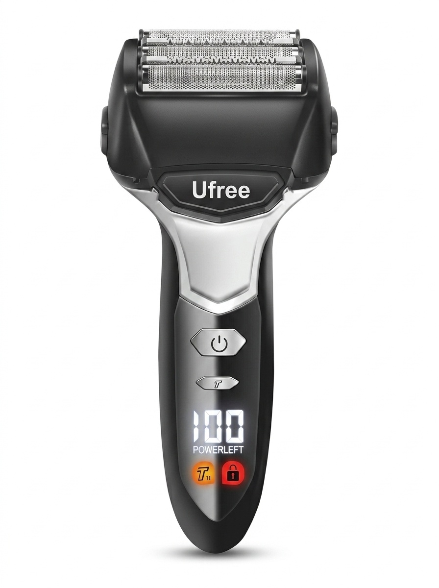 Electric Foil Shaver for Men - Waterproof Rechargeable Trimmer