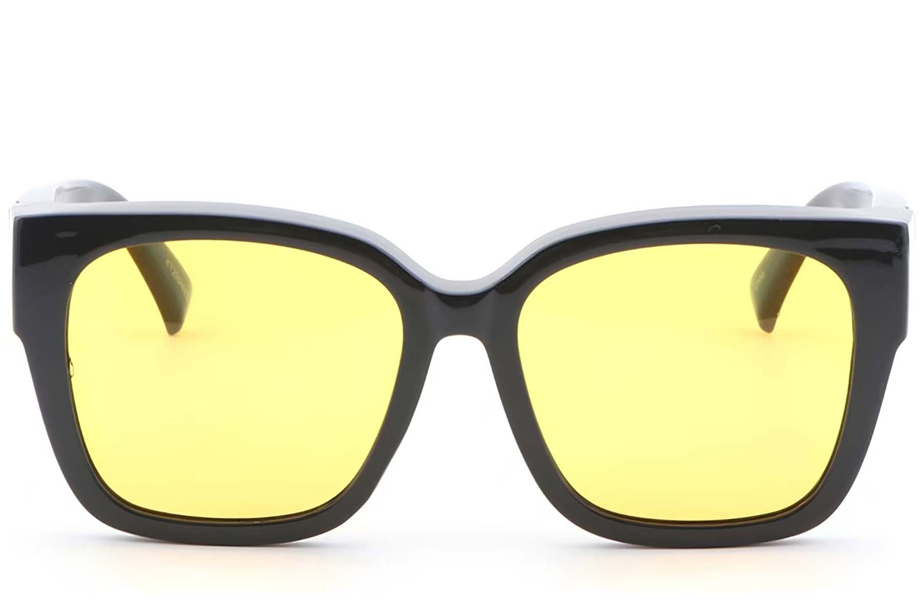 BS1725-0092_Black_Rectangular_Plastic_Driving Sunglasses_front.jpg