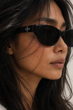Butterfly Black TR90 Sunglasses #BS0824-0189
