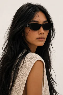 Butterfly Black TR90 Sunglasses #BS0824-0189